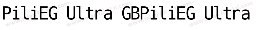PiliEG Ultra GBPiliEG Ultra GB字体转换